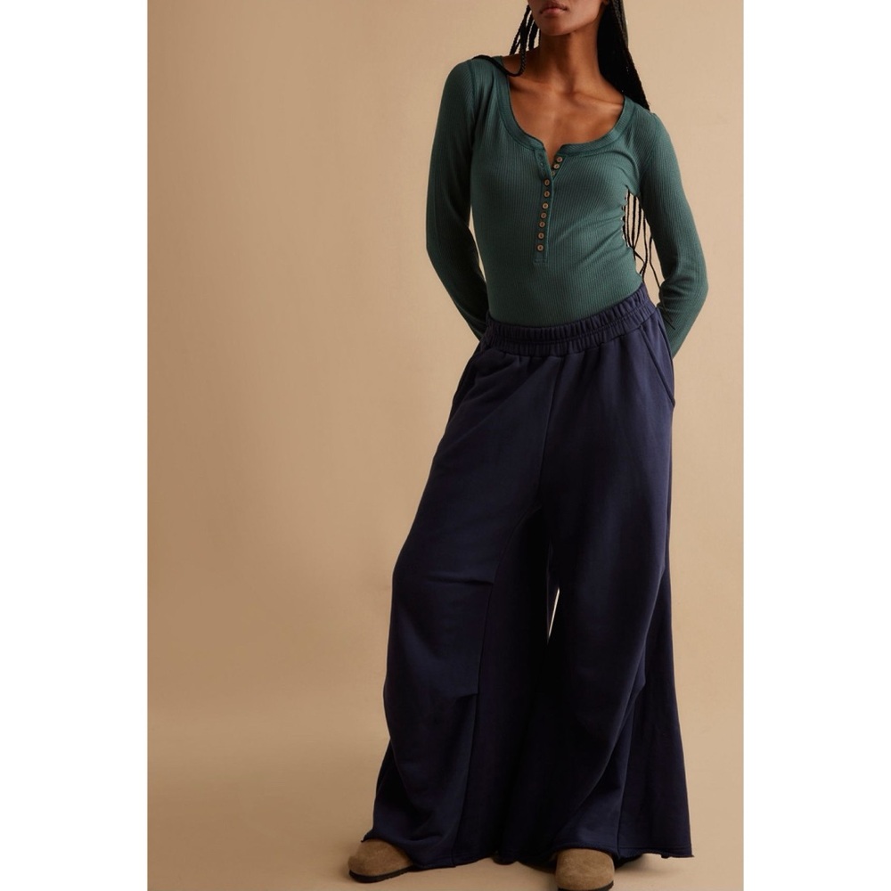 Free People Mia Pants Deep Iris Medium